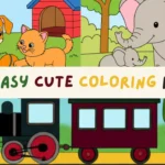 Many Easy Cute Coloring Pages