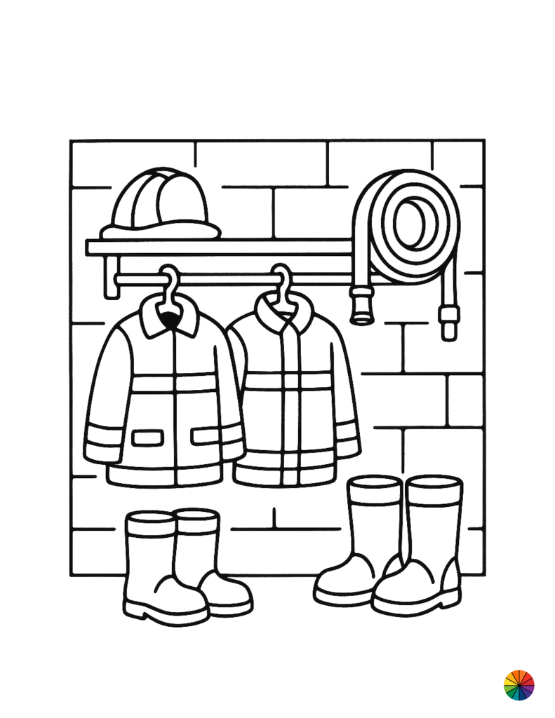Fire Station Coloring Pages (Free Printable PDFs) - Colorize Today