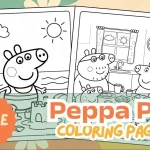 Papa Pig Coloring Pages Free Download