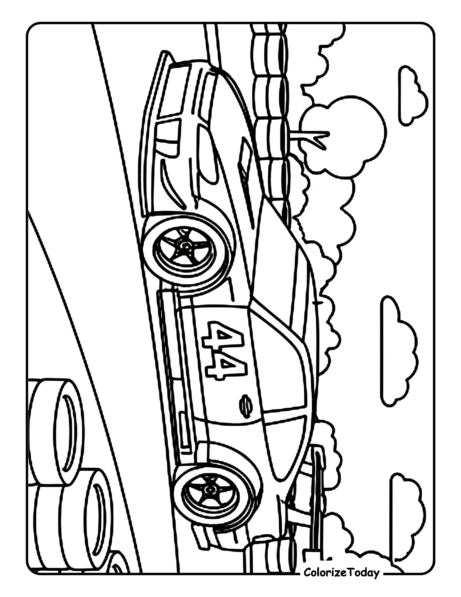 Car Coloring Pdf Printable